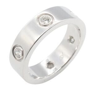 Cartier Love Ring 6PD - Ring/Finger Jewelry 18KWG (White Gold) Diamond Women'...